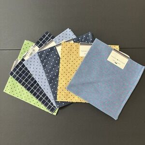 Tommy Hilfiger Pocket Square Lot Of 6 NWT Business Formal